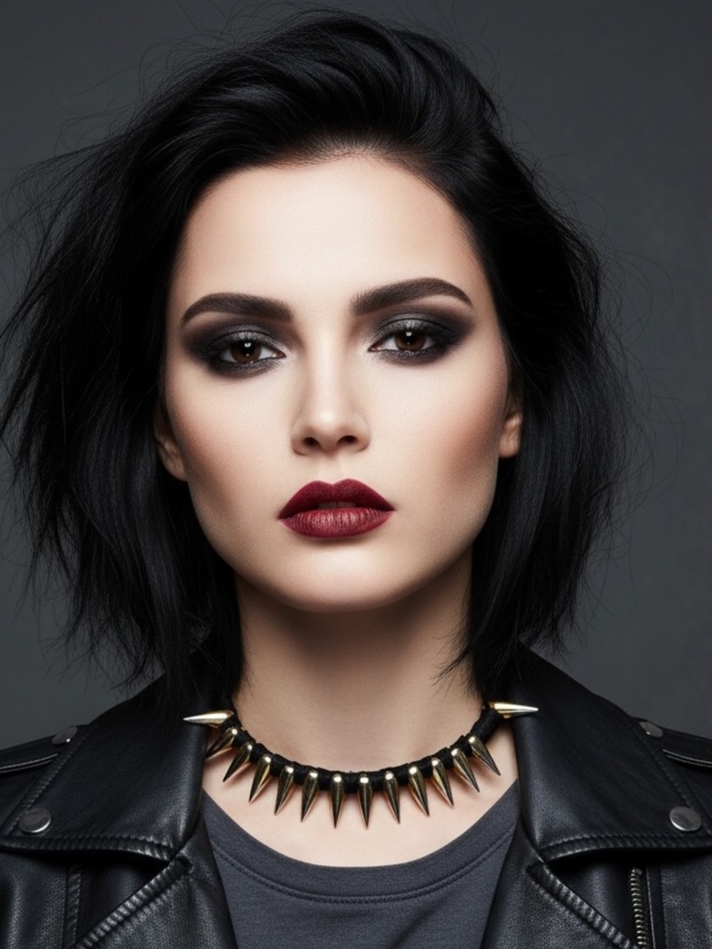 🆕{A.L.C.} Paloma Braided Thread “Metal Spike” Necklace